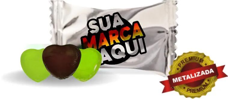 Bala promocional com logo