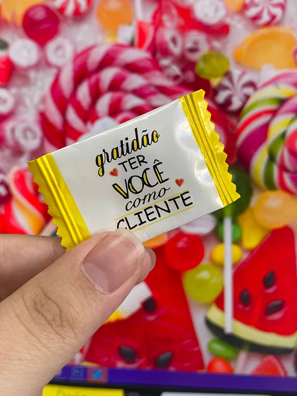 Fábrica de balas personalizadas para empresas em Minas Gerais